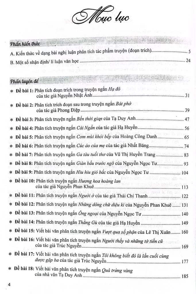 NHỮNG BÀI VĂN THAM KHẢO LỚP 9 - TÁC PHẨM TRUYỆN NGOÀI SÁCH GIÁO KHOA (Dùng chung cho các bộ SGK hiện hành)